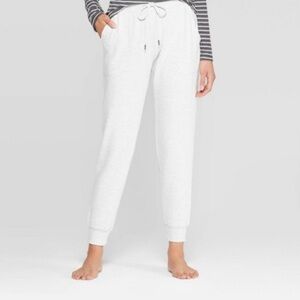 Fleece lounge jogger pants